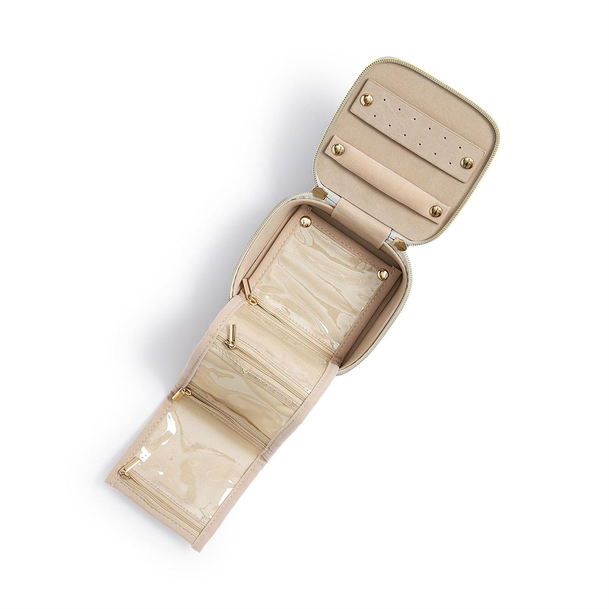 Jewelry Holder with Fold Out Compartments