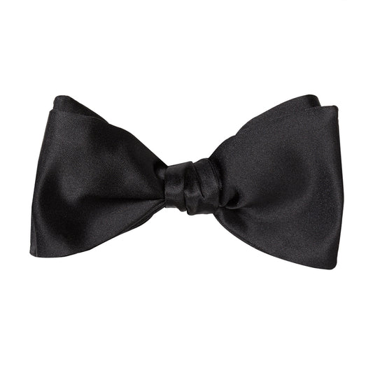 Black Formal Self Tie Bow Tie