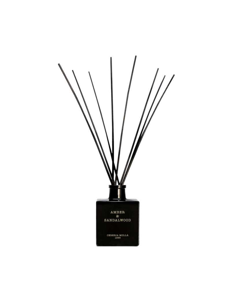 Amber & Sandalwood Black 3.4 fl oz Premium Reed Diffuser