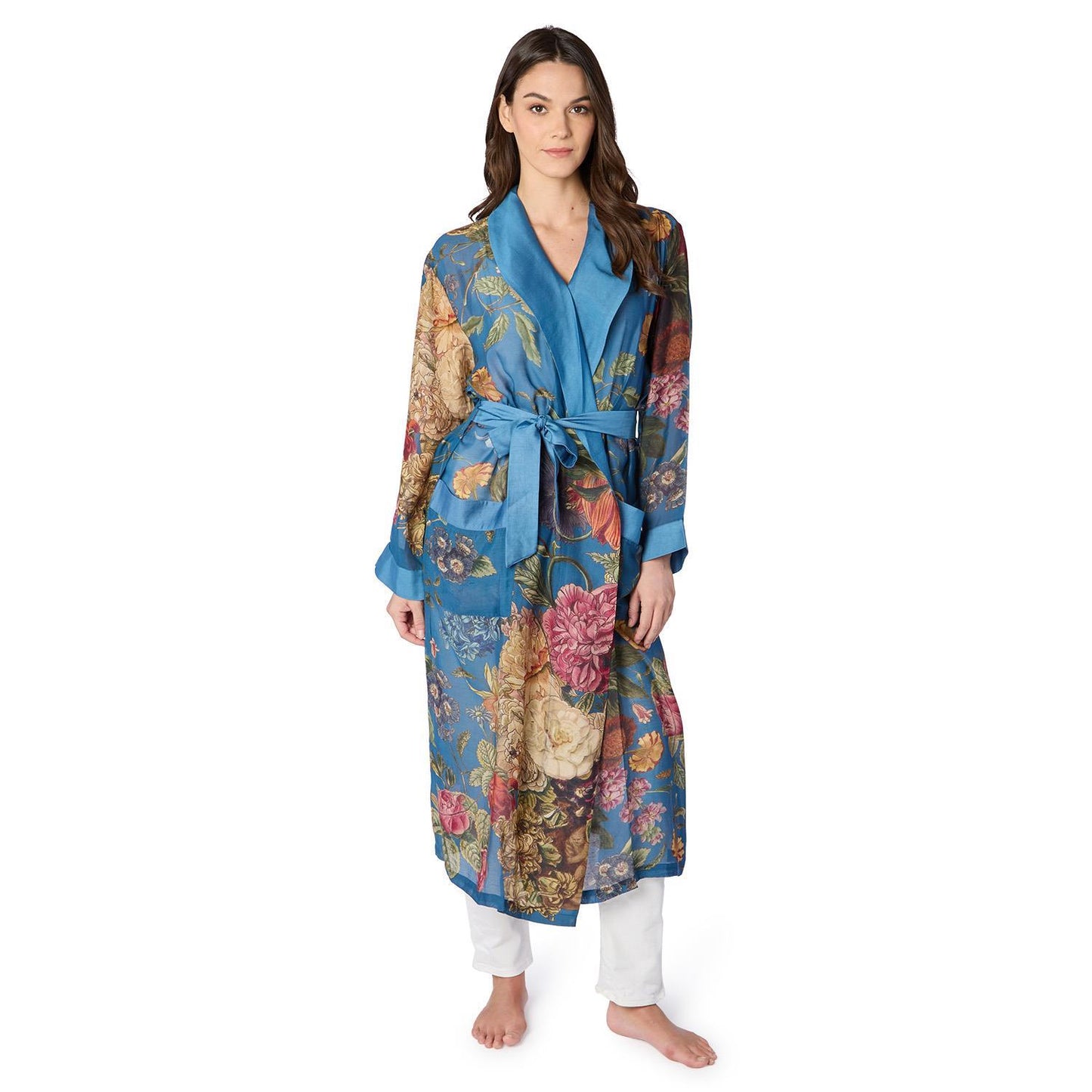 Primula Print Black Robe