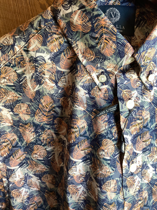 Tropical Palms Short Sleeve Sport Shirt