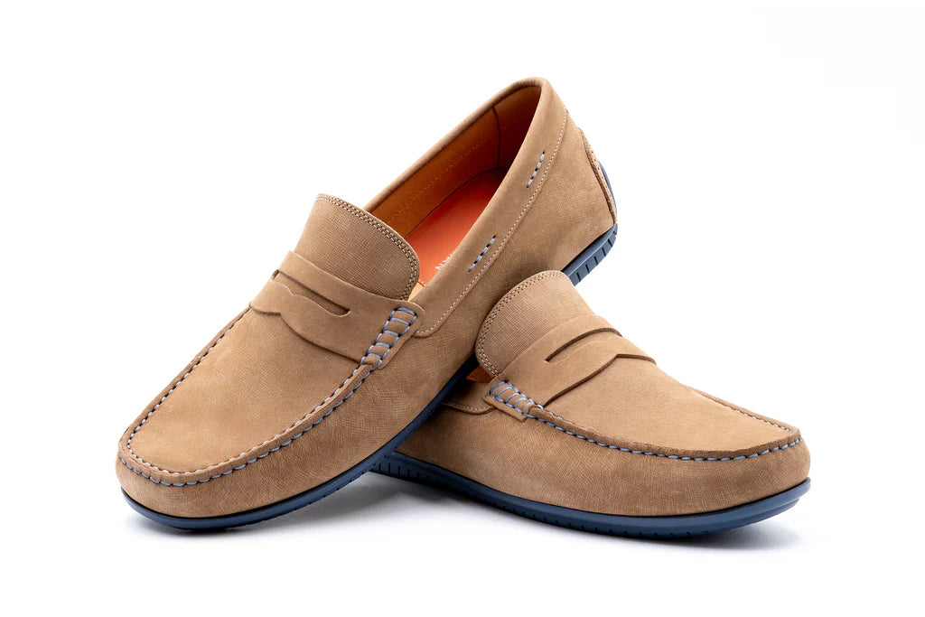 Bermuda Suede Penny Loafers