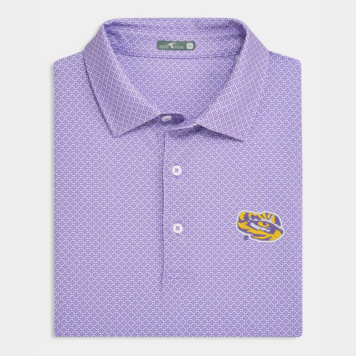 LSU Diamond Lattice Performance Polo