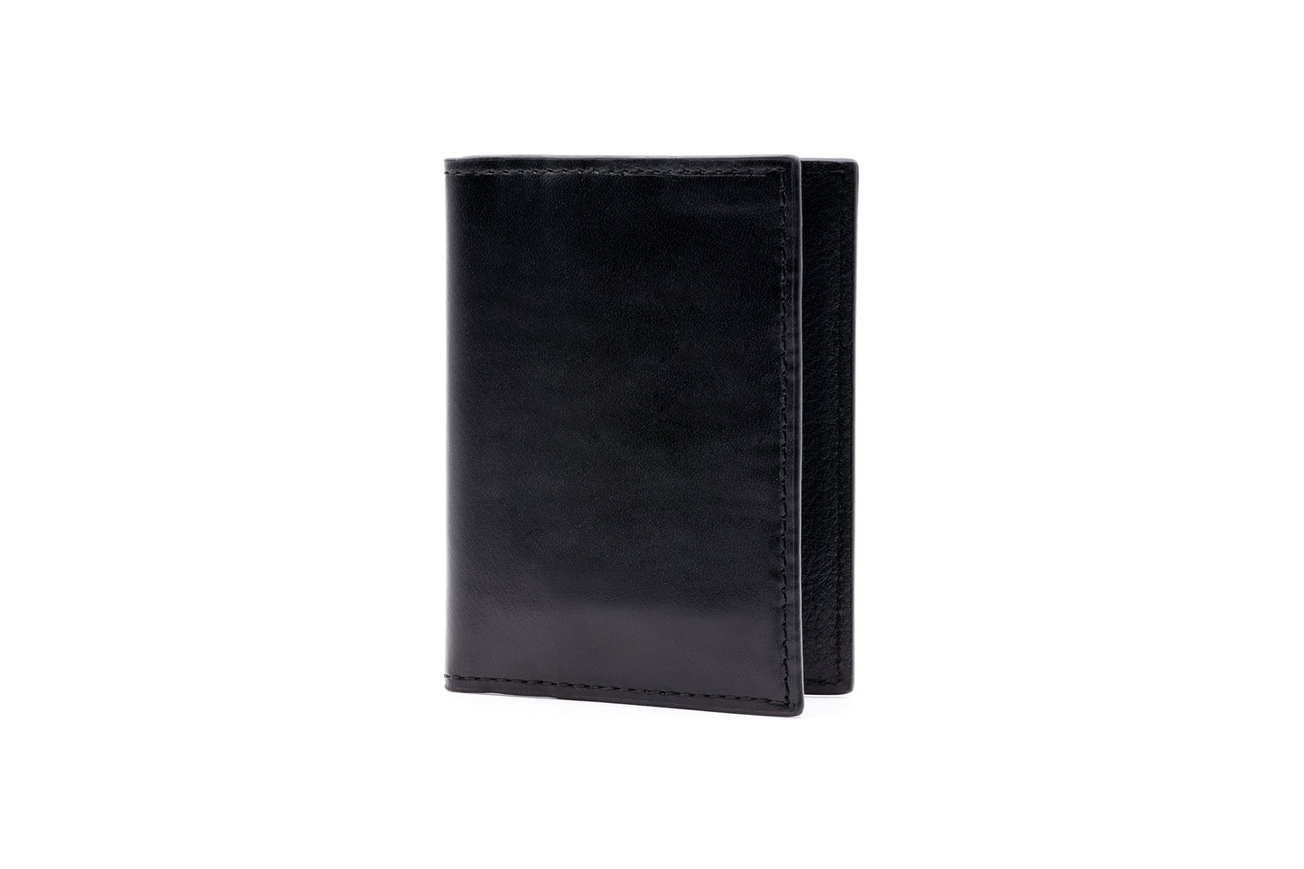 Edward Saddle Leather ID Wallet Black