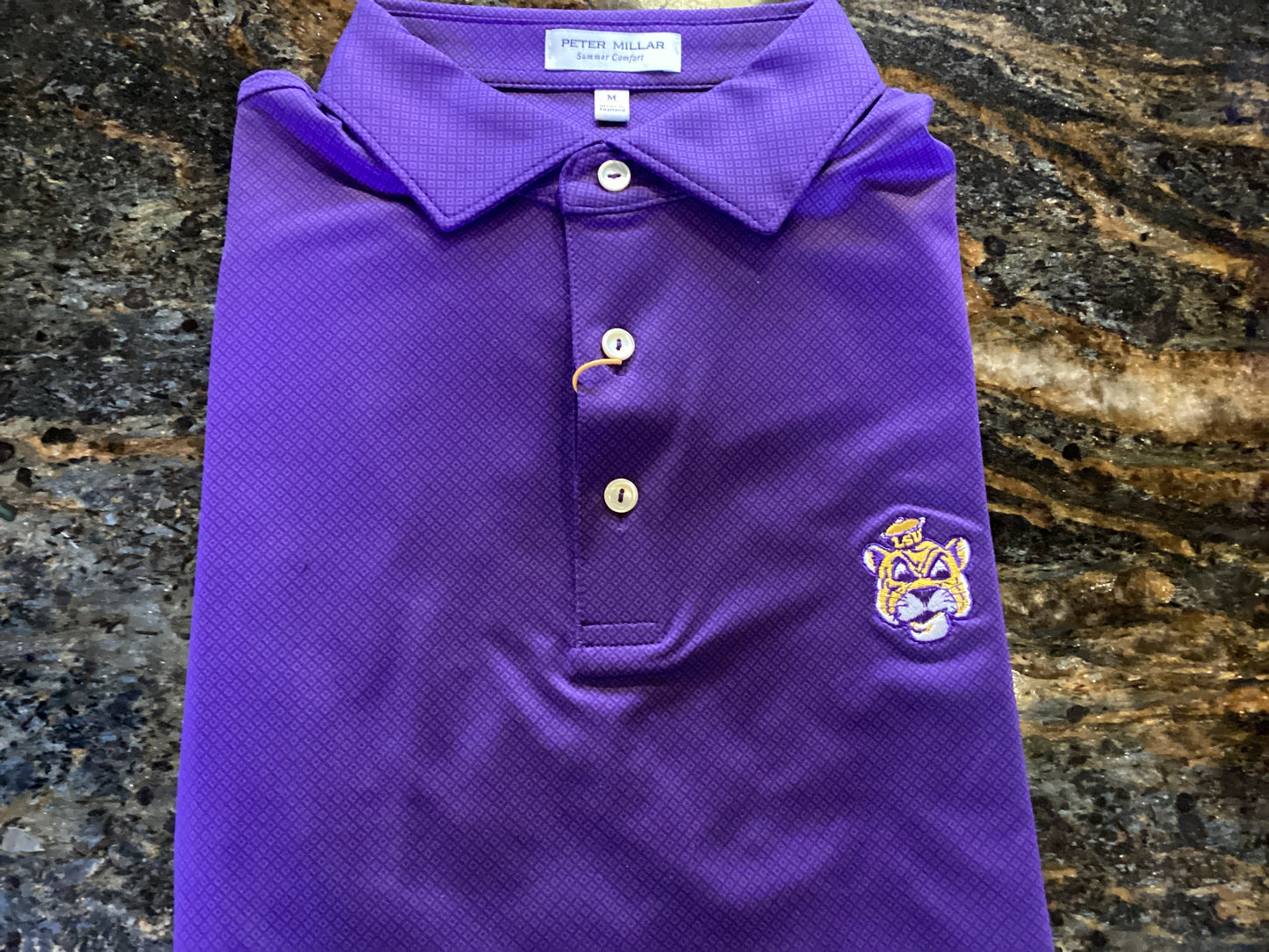 LSU Vault Hugo Performance Jersey Polo