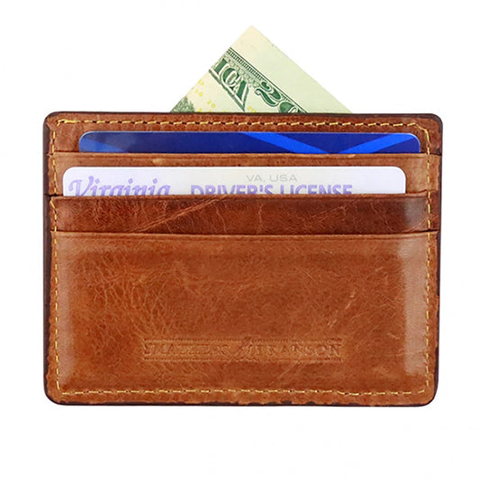 Crossed Clubs Credit Card Wallet