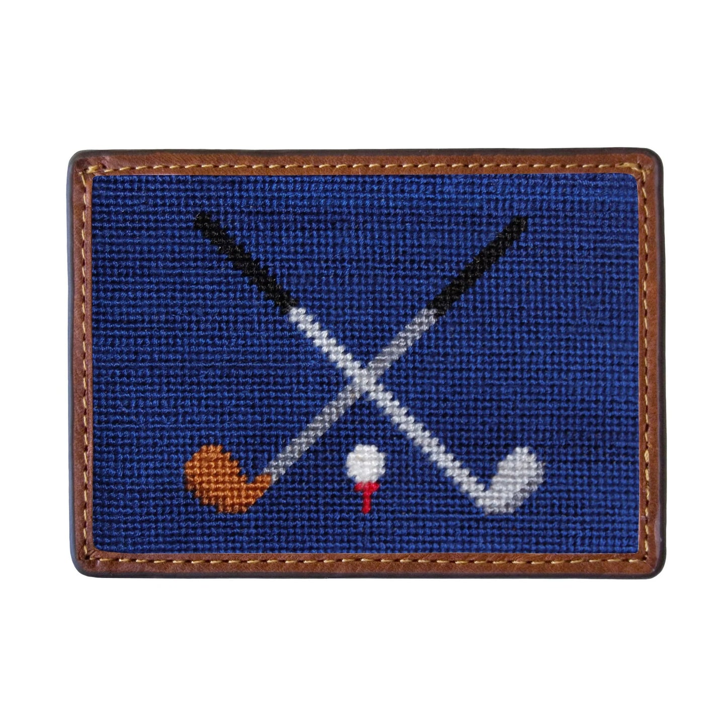Crossed Clubs Credit Card Wallet