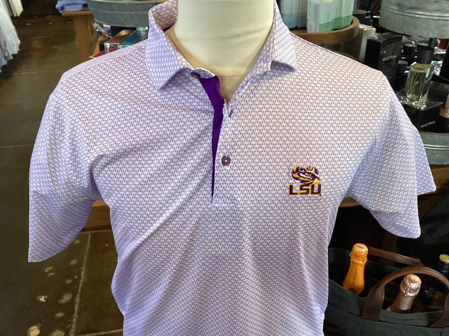LSU Tigers Spiral Polo