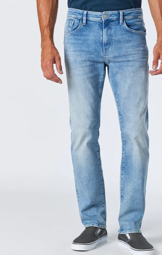 Zach Straight Leg | Feather Blue Jeans