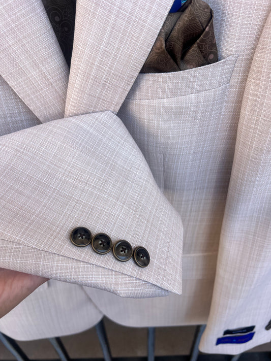 Sand Basketweave Sport Coat