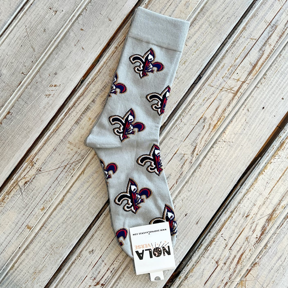 Split Logo Socks