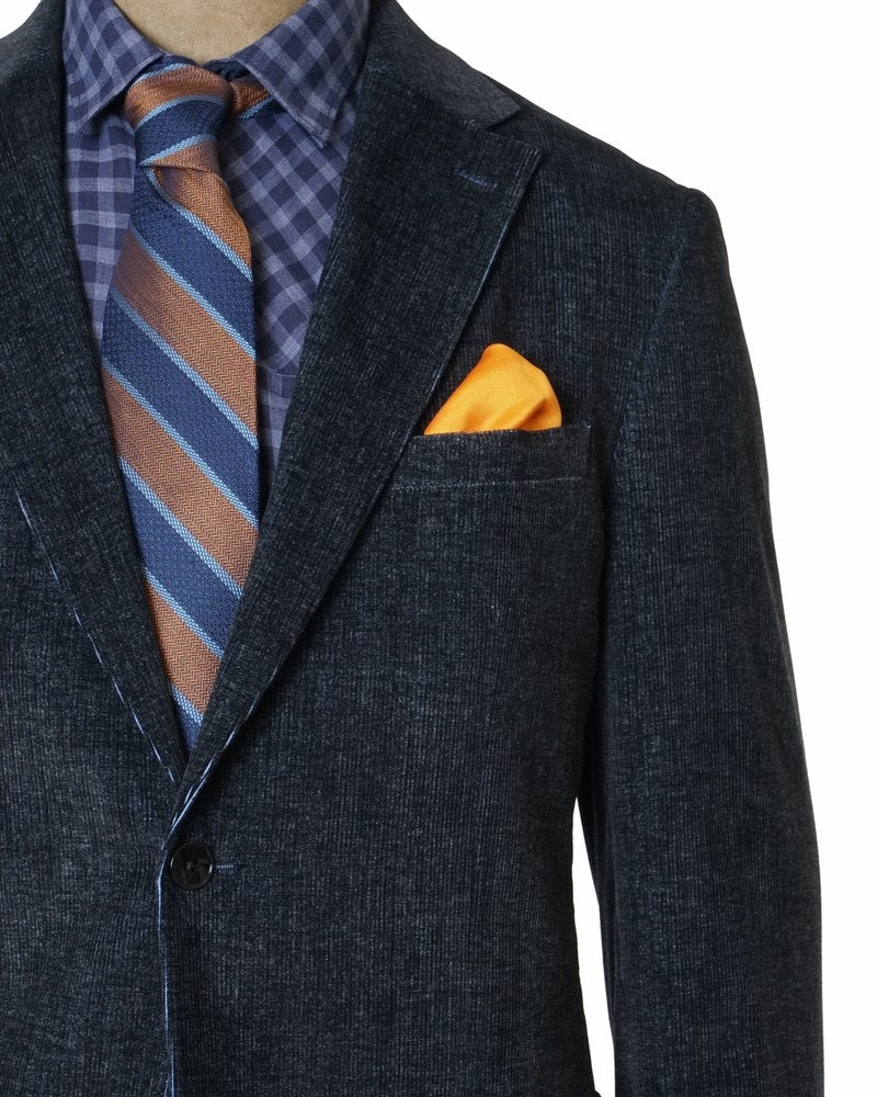 Navy Velvet Stretch Cotton Sport Coat (Copy)