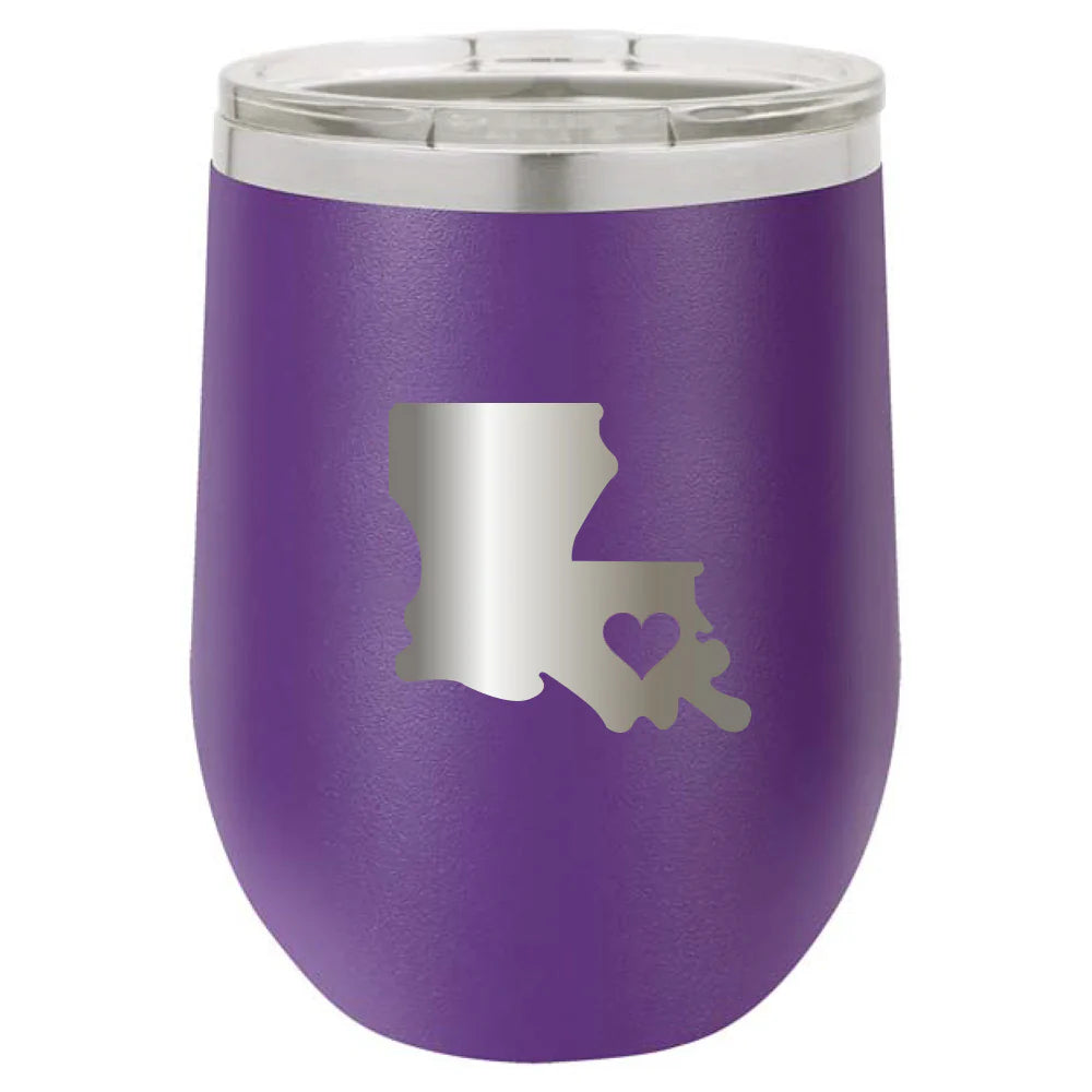 Stainless Steel Stemless Wine Glass