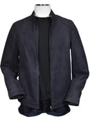 Navy Reversible Suede/Leather Jacket