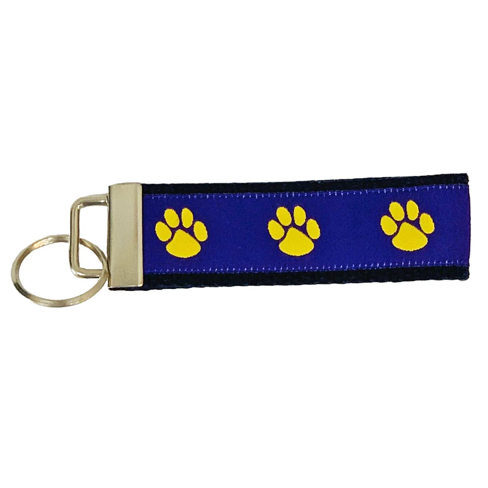 Paw Prints Key Fob