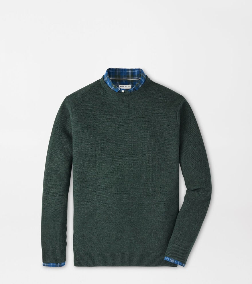 Autumn Crest Honeycomb Crewneck Sweater