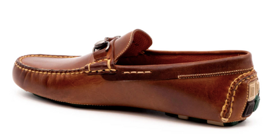 Monte Carlo Oiled Saddle Leather Horse Bit Loafers