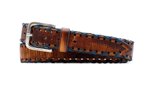 Artisan Laser Etched Italian Bridle Leather Belt