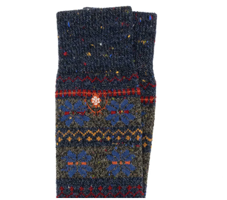Fairisle Andean Alpaca Yarn Socks