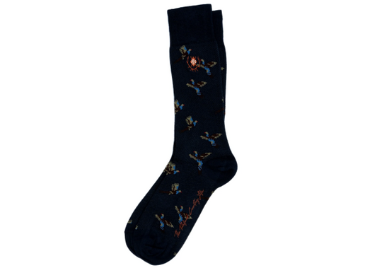 Pheasant Pima Cotton Sock