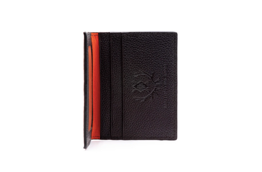 Edward Saddle Leather ID Wallet Chocolate