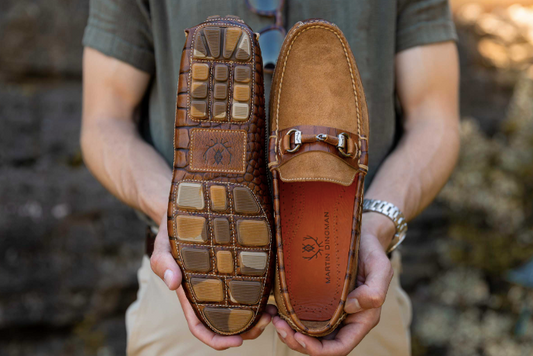 Monte Carlo Suede Horse Bit Loafer