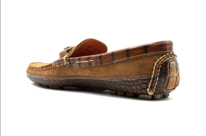 Monte Carlo Suede Horse Bit Loafer