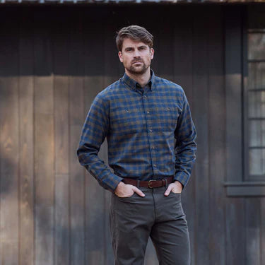 Dixon Brushed Cotton Twill Shirt
