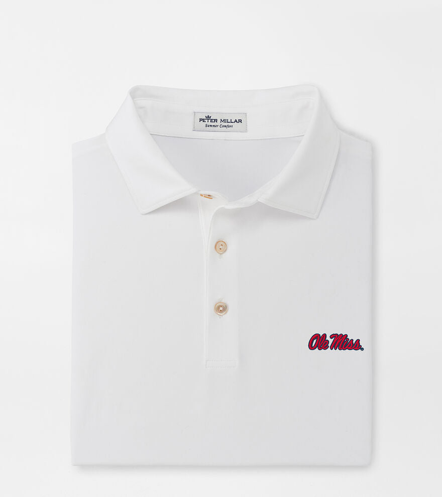 Ole Miss Solid Performance Jersey Polo