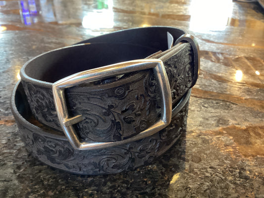 Artisan Leather Engrave Belt