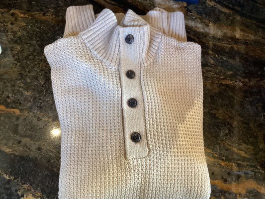 Quarter Button Sweater