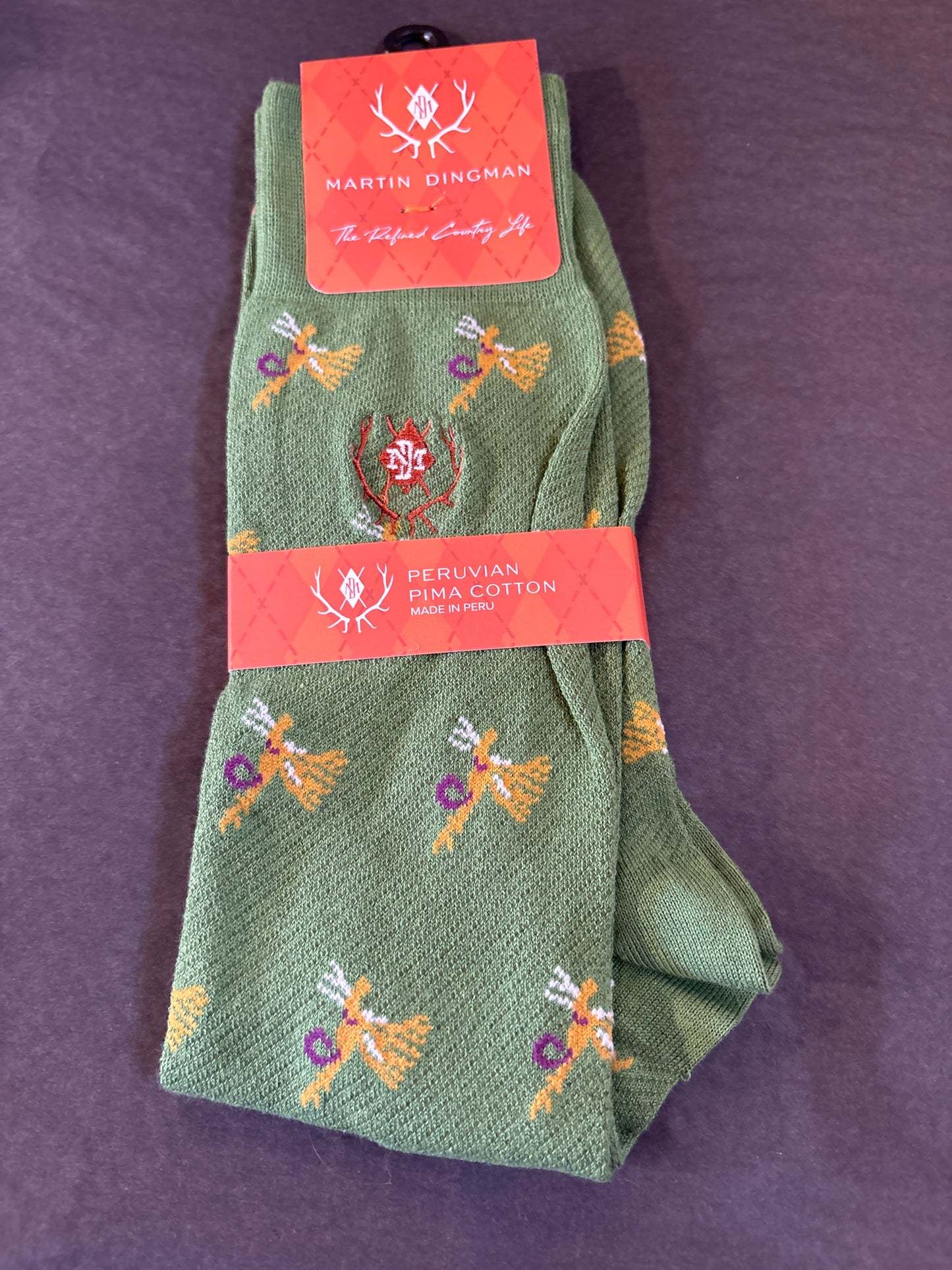Fly Fishing Peruvian Pima Cotton Socks