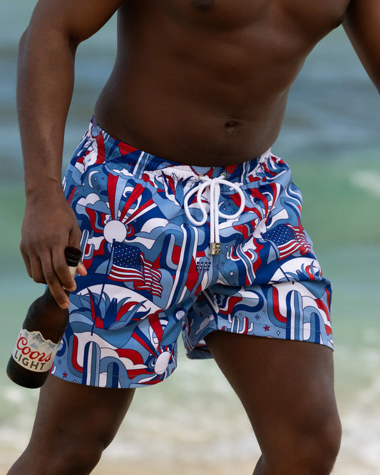 The Americana Swim Trunks