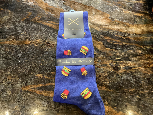 Burgers and Fries Socks