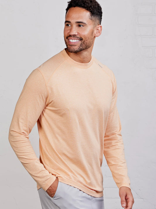 Carrollton Long Sleeve Fitness T-Shirt Jaspe