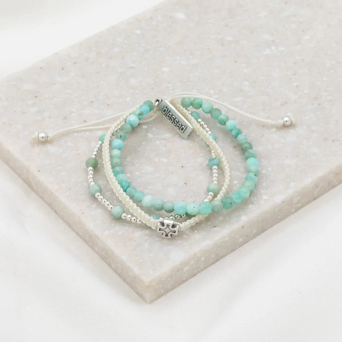 Be Still Bracelet Amazonite