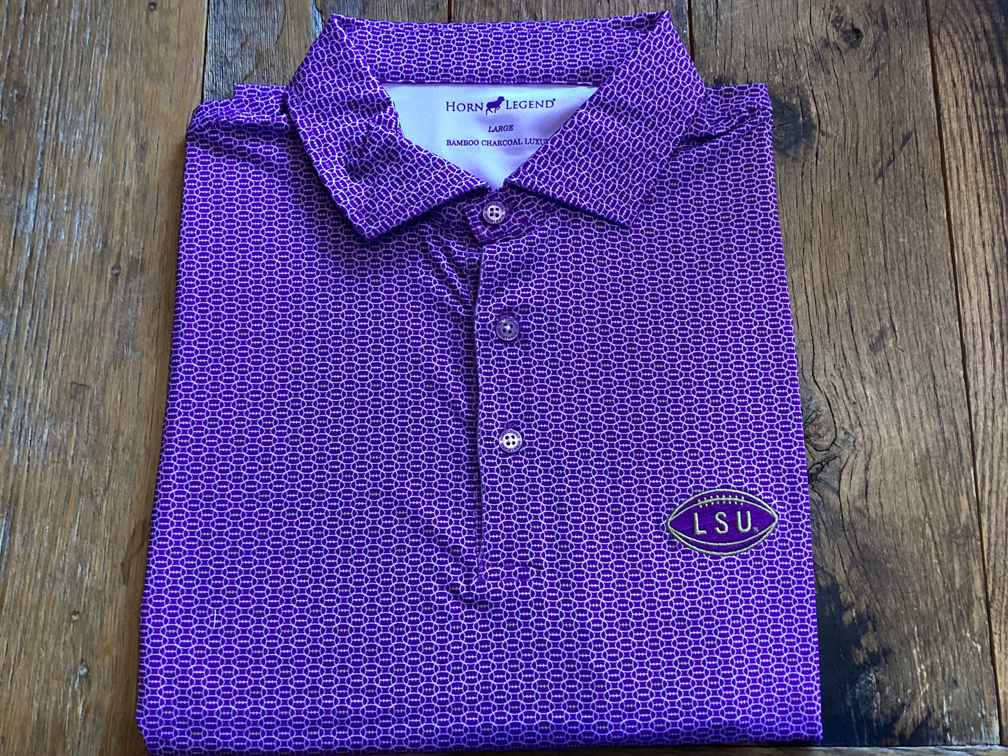 LSU Spiral Polo