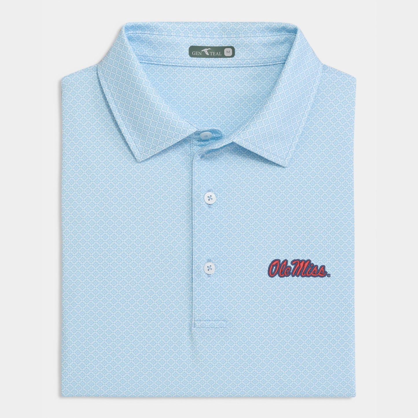 Ole Miss Diamond Lattice Performance Polo