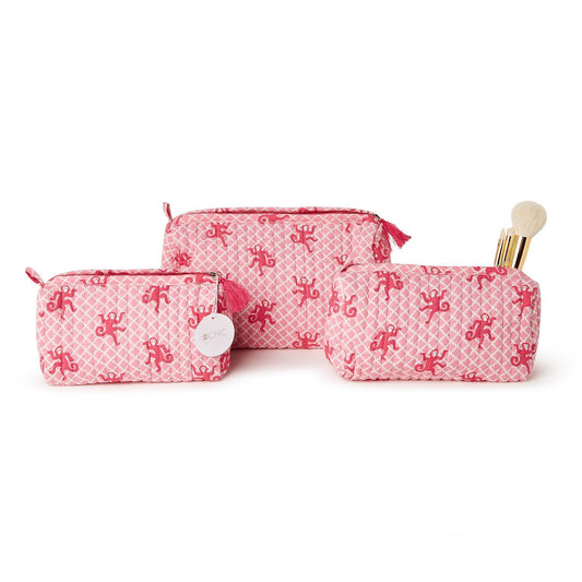 Monkey Cosmetic Pouches