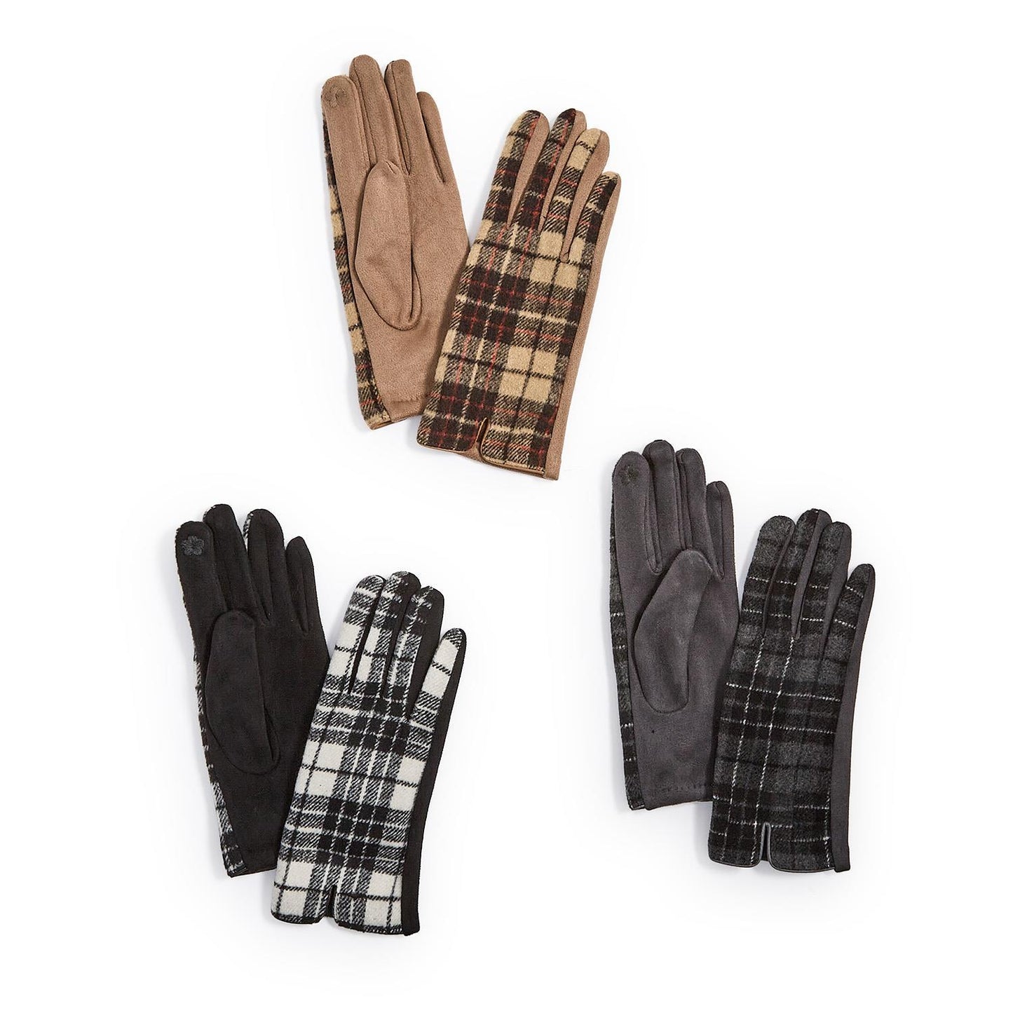 Plaid Gloves