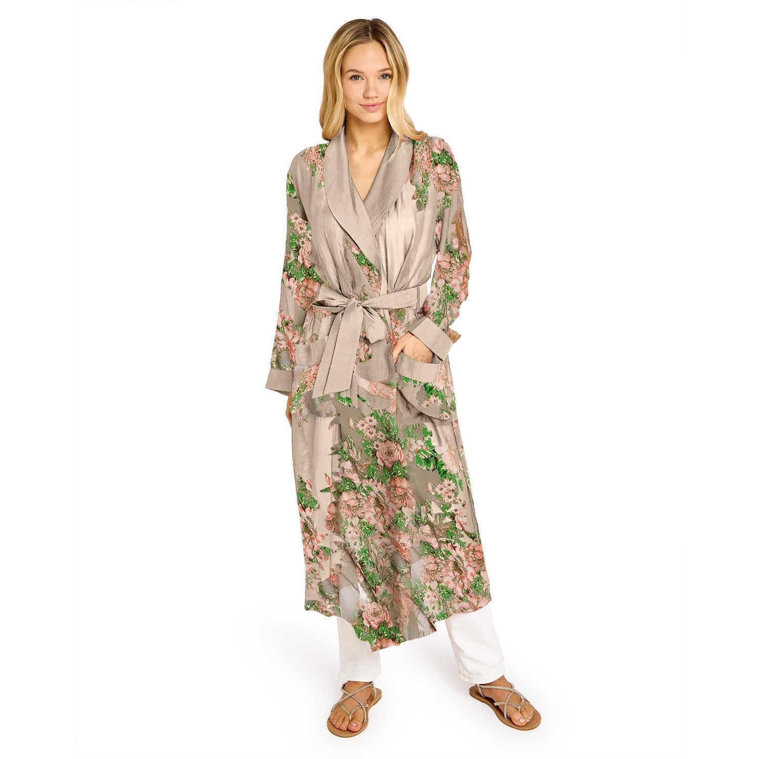 Neon Rose Beige Robe – Iron Horse Clothier