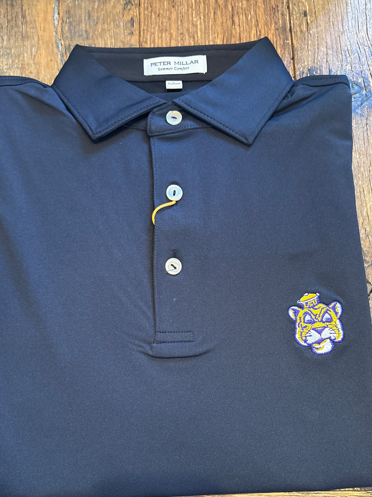 LSU Vault Solid Performance Jersey Polo