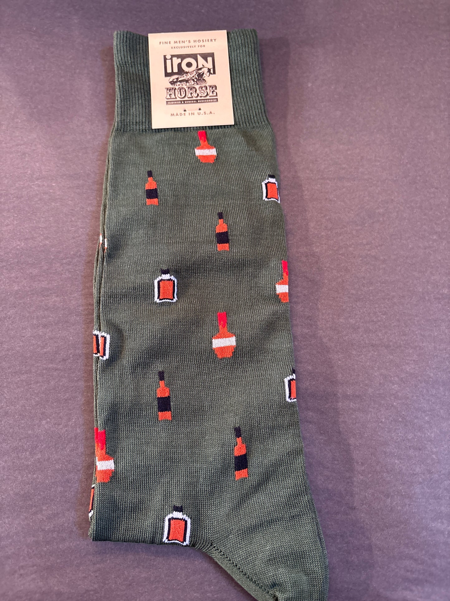 Bourbon Bottles Socks