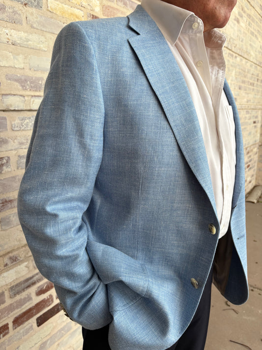 Peter Millar Hyperlight Light Blue Sports Coat