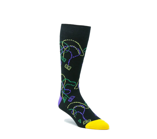 Mardi Gras Beads Sock