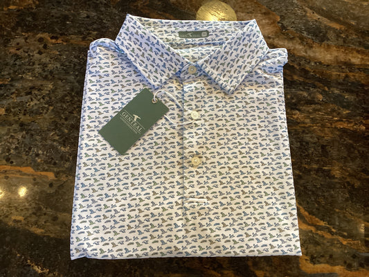 Soaring Silhouettes Printed Performance Polo