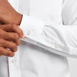 Spread Collar Cotton Sport Shirt