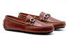 OLD ROW SADDLE LEATHER HORSE BIT DRIVING LOAFERS