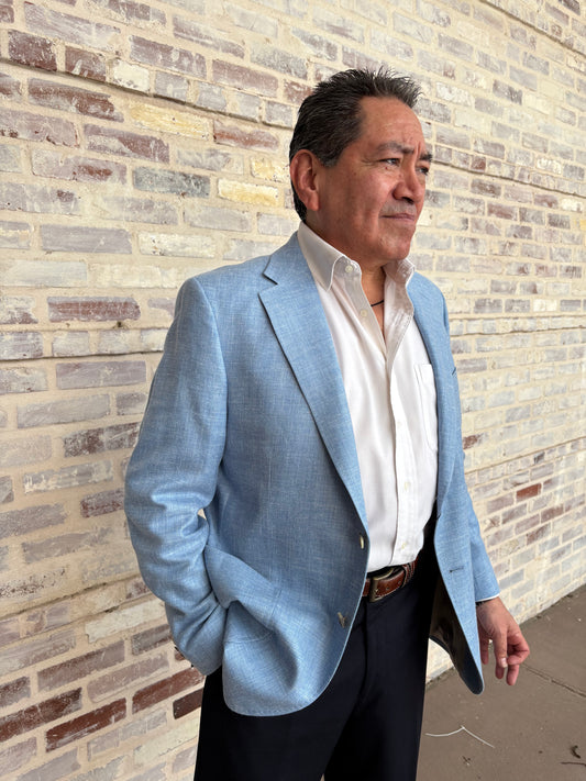Peter Millar Hyperlight Light Blue Sports Coat