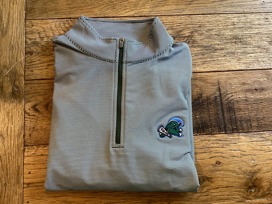 Tulane Perth Sugar Stripe Performance 1/4 Zip
